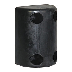 Buyers Products Bumper,Rubber,7-5/8",2 pcs. B4500