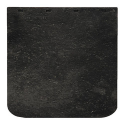 Buyers Products Mudflap,HD,Black,Rubber,20x20",PK2 B2020LSP