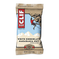 Clif Bar White Choc Macadamia Nut Energy Bar,PK12 161009