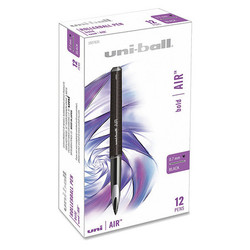 Uni-Ball Pen,Uniball,Air,0.7Mm,Bk,PK12 UBC1927631