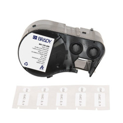 Brady Precut Label Cartridge,White,Matte M5-120-499