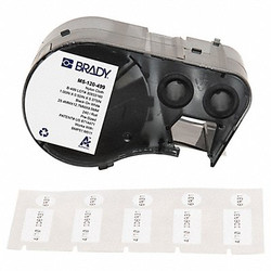 Brady Precut Label Cartridge,White,Matte M5-120-499