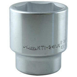 K-Tool International Socket,Chrome,Stan,6 pt.,3/4"Dr,1-3/4" KTI-24156