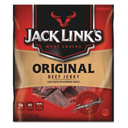 Jack Links Jerky,Beef,Original,2.85 oz. 87631