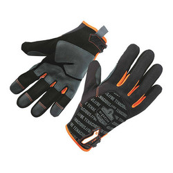Proflex by Ergodyne Utility Gloves,Reinforced,Black,XL,PR 810