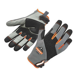Proflex by Ergodyne Utility Gloves,Heavy-Duty,Gray,XL,PR 710