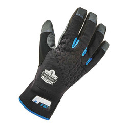 Proflex by Ergodyne Utlity Gloves,Reinforced,Thrml,Blck,L,PR 817