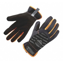 Proflex by Ergodyne Utility Gloves,QuickCuff,Black,S,PR 815