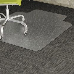 Lorell Standard Lip Low-Pile Chairmat,Vinyl LLR69157