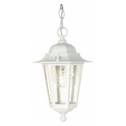 Nuvo Outdoor Hanging Fixture,1L,Clear Wht 60-991