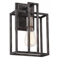 Nuvo Wall Fixture,1L,Sconce,Blk,Nickel 60-5856