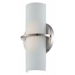 Nuvo Wall Fixture,1L,LED Sconce,Nickel 62-185