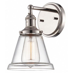 Nuvo Wall Fixture,1L,Sconce,Nickel 60-5412