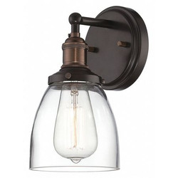 Nuvo Wall Fixture,1L,Sconce,Bronze 60-5514