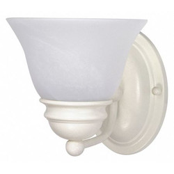 Nuvo Wall Fixture,1L,Vanity,White 60-352