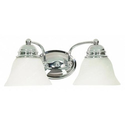 Nuvo Wall Fixture,2L,Vanity,Chrome 60-337