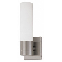 Nuvo Wall Fixture,1L,Sconce,Brushed Nickel 60-2934