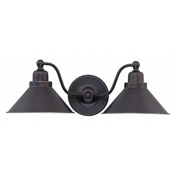 Nuvo Wall Fixture,2L,Sconce,Bronze 60-1711