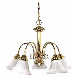 Nuvo Hanging Fixture,5L,24",Brass 60-185