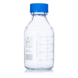 Globe Scientific Media Bottle,176 mm H,86 mm Dia,PK10 8100500
