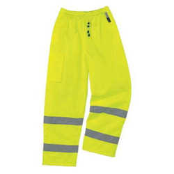 Glowear by Ergodyne Class E Thermal Pants,5XL,Lime 8925