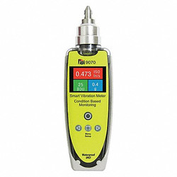 Test Products International Vibration Meter, +/-5%Acc, OLED 9070