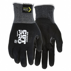 Mcr Safety Coated Gloves,Finished,Knit,2XL/11,PR  9188SFBXXL