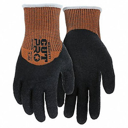 Mcr Safety Coated Gloves,Finished,Knit,M/8,PR 92743LTM