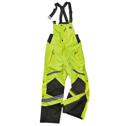 Ergodyne Lime Class E Insulated Bibs,S 8928