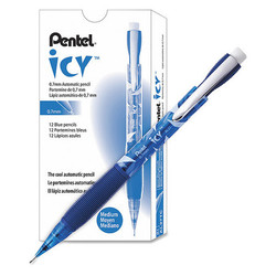 Pentel Pencil,Mech,Icy,0.7Mm,Be,Dz,PK12 AL27TC