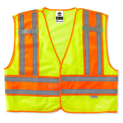 Ergodyne Lime Type P Class 2 Public Safety Vest, 8245PSV