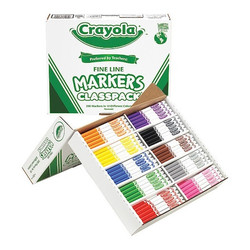 Crayola Marker,Classpk,Fnpt,PK200 588210