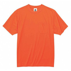 Glowear by Ergodyne High Visibility T-Shirt,Large,Orange 8089