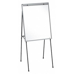 Lorell Dry-Erase White Board Easel,Black Frame LLR75684