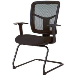 Lorell Lorell Adjustable Arms Mesh Guest Chair LLR86202