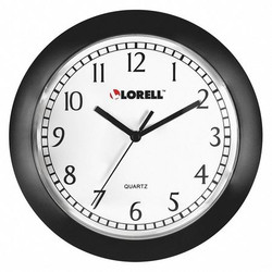 Lorell Round Profile Wall ClockQuartz9" LLR60987