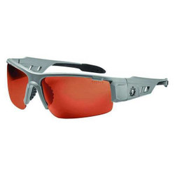 Ergodyne Safety Glasses,PZ,Copper Lens,Gry Frame DAGR-PZ