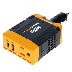 Powerdrive Inverter,3 Outlets,115VAC Output PWD100D