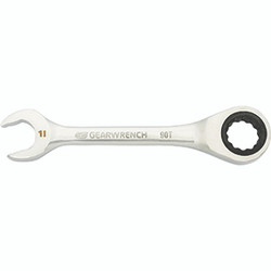 11mm 90-Tooth 12 Point Stubby Combination Ratcheting Wrench 86841