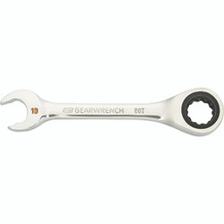 10mm 90-Tooth 12 Point Stubby Combination Ratcheting Wrench 86840