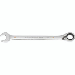 19mm 90-Tooth 12 Point Reversible Ratcheting Wrench 86619