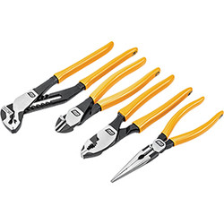 4 Piece PITBULL Mixed Dual Material Plier Set 82203-06