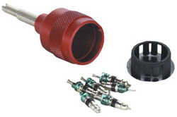 Valve Core Remover with Valve Cores for R12 90376