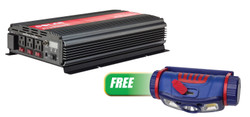 3000W Power Inverter w/FREE Jump-N-Carry Advance CREE® LED Rechargeable Performance Light PI30000XL