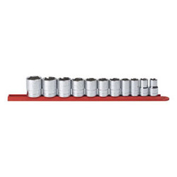 1/2" Dr. 6 pt. Standard SAE Socket Set, 11 pc 80703