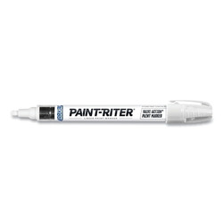 PAINT-RITER® VALVE ACTION® Paint Marker, White, 1/8 in Tip, Medium 96820