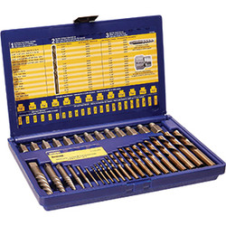 EXTRACTOR SCRE/DRILL BITS MASTER SET 35PC 11135ZR