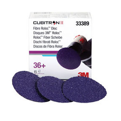 3 Cubitron II Fibre Roloc 36+ Grade Disc 33389
