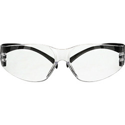 3M SecureFit 100 Series SF101AF-BLK Black Temples Clear Anti-Fog/Anti-Scratch Lens 100 ea/Case SF101AF