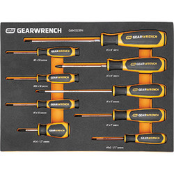 9 Piece Phillips® Dual Material Screwdriver Set in Foam Storage Tray GWMSSCRPH